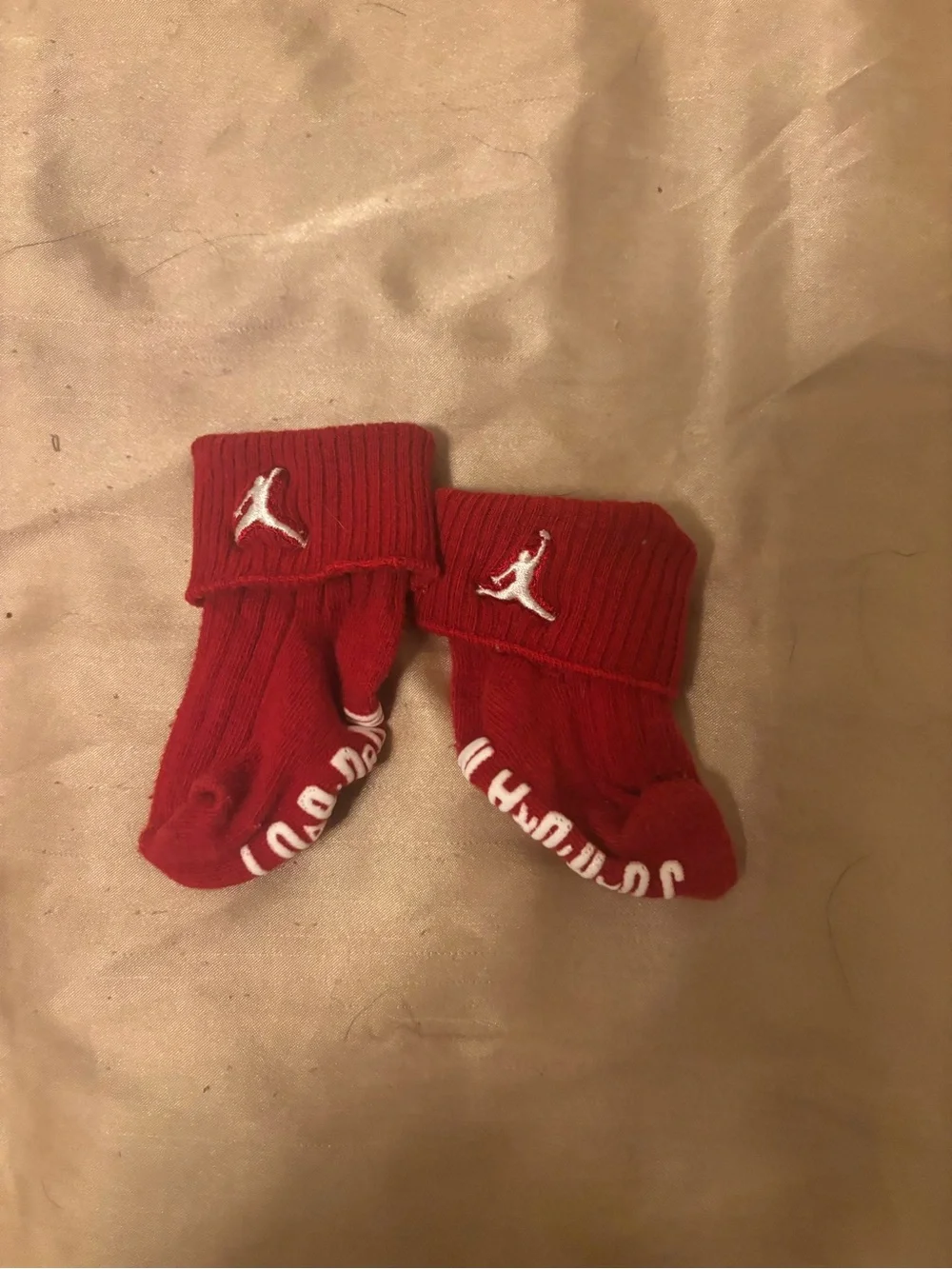 Jordan Infant Sock Trio in Red, Black, White